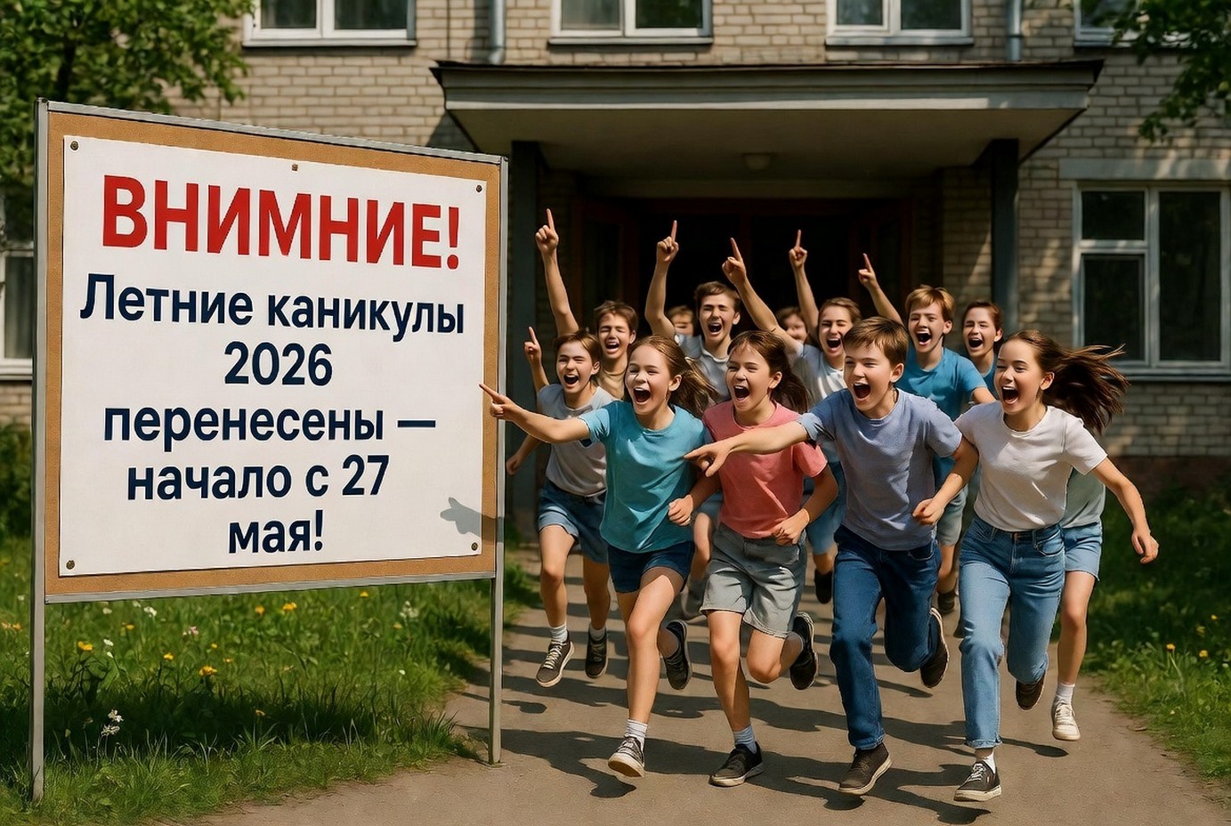Летние каникулы когда теперь?