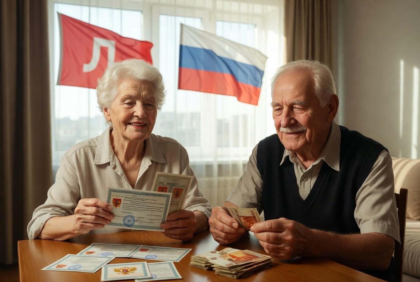 Пенсии в ЛНР с 1 апреля, как это связано с ростом цен в 2026. 