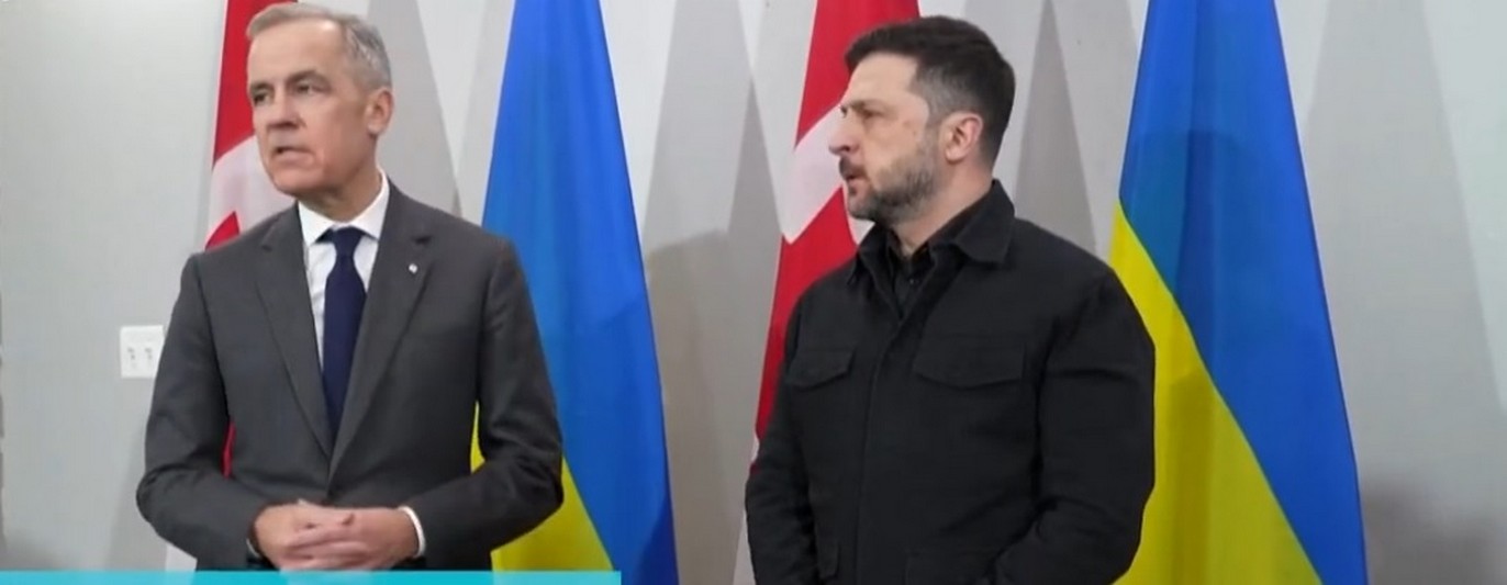 Встреча Владимира Зеленского и Марка Карни.