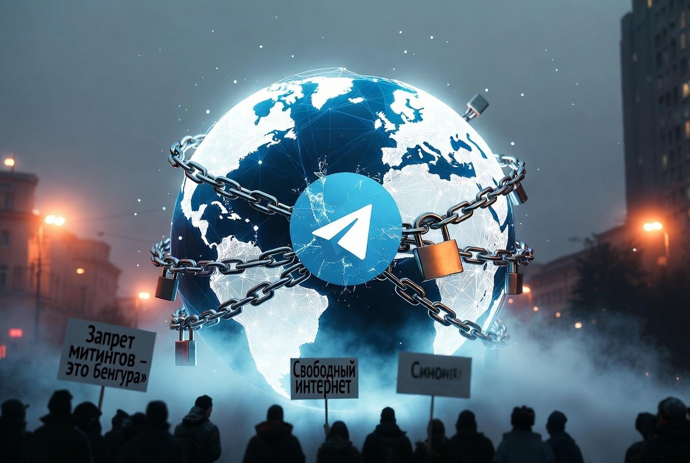 Хронология событий: от блокировки Telegram до запрета митингов 2026.